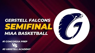 Boys Basketball Semifinal at Concordia Prep MIAA B Playoffs [upl. by Inama130]