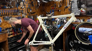 2024 Cinelli Vigorelli Special White AluminiumTrackBike S01E01 Dream Build BTS  Fixie Corner Vlog [upl. by Orelu]