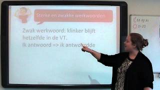 Spelling sterke en zwakke werkwoorden [upl. by Sukin]