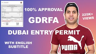 Apply GDRFA Entry Permit To Return To Dubai With English Subtitle GDRFAA Approval with New Updates [upl. by Rahman]