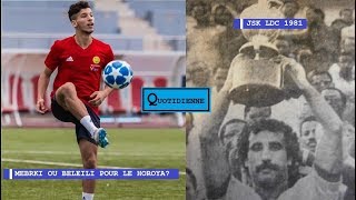 QUOTIDIENNE  J1 JSK VS HOROYA  MEBARKI OU BELAILI  INTEMPÉRIE ALGER  JET 1981 [upl. by Firman13]