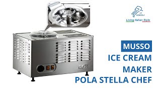 Ice Cream Maker Musso Pola Stella CHEF [upl. by Hanselka]