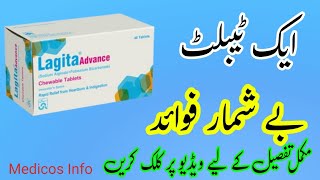 Lagita advance tablet uses benefit side effects in urduhindi  antacid tablet  Tablet for stomach [upl. by Jeanie]