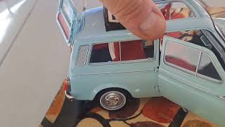 NOREV FIAT 500 GIARDINIERA 1964 ACQUAMARINA BLUE [upl. by Ezitram956]