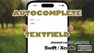 Swiftуроки TextField AutoComplete  Автозаполняемый текстфилд [upl. by Haldeman316]