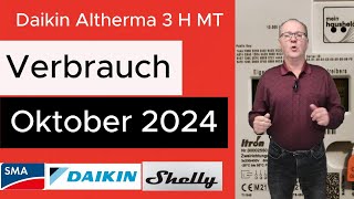 Wärmepumpe Verbrauch Oktober 2024 [upl. by Treulich]