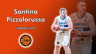 Santino Pizzolorusso Highlights 2024  Club Sarmiento de Formosa  Liga Federal de Básquet [upl. by Oiligriv]