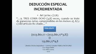 DEDUCCIONES PERSONALES  DEDUCCIÓN ESPECIAL [upl. by Onitnelav]