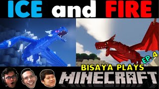 ICE AND FIRE DRAGONS TAGALOG SUB  BISAYA PLAYS MINECRAFT EPISODE 4 [upl. by Wivestad]