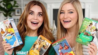 TRYING EVERY GIRL SCOUT COOKIE w iJustine [upl. by Noit]