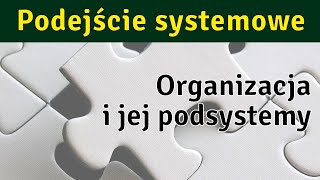 Podejście systemowe 4  Analiza podsystemów organizacji [upl. by Guenzi]