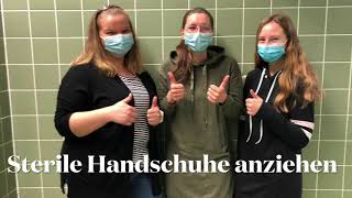 OTA Tutorial 6 Sterile Handschuhe anziehen [upl. by Ploss545]