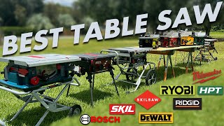 Best Table Saw Milwaukee DeWalt Skilsaw Ridgid 2024 [upl. by Acinot]