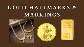 GOLD HALLMARKS amp MARKINGS [upl. by Sukhum]