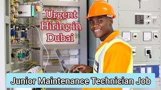 Junior maintenance technician job in dnata emirates  Quick Apply [upl. by Minna]