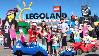 🎢LEGOLAND TOUR BEST KIDS RIDES AND MEETING LEGO BATMAN [upl. by Sibyls]