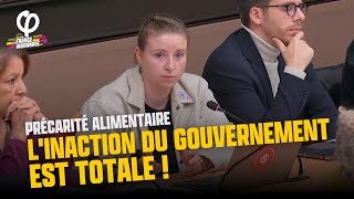 Précarité alimentaire  linaction du gouvernement est totale [upl. by Fulvi]