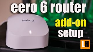 Amazon eero 6 mesh WiFi router Add ON [upl. by Penny]