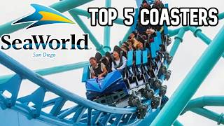 Top 5 Roller Coasters at SeaWorld San Diego [upl. by Horne492]