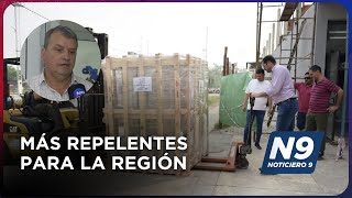 MÁS REPELENTES PARA LA REGIÓN  NOTICIERO 9 [upl. by Tiphany324]