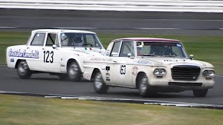 2024  Aug  Silverstone Festival  Masters Historic  Pre 66 Touring  Raw Studebaker POV Footage [upl. by Chloris361]