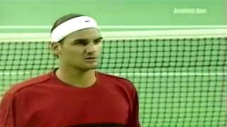 60FPS Federer  Hewitt Australian Open 2004 [upl. by Allimaj488]