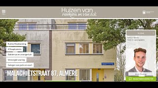 Te koop Malachietstraat 87 Almere  Hoekstra en van Eck Makelaars  Méér Makelaar [upl. by Rosenberger]