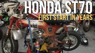 Reviving the Rare Honda ST70 First Start in Years [upl. by Lah]