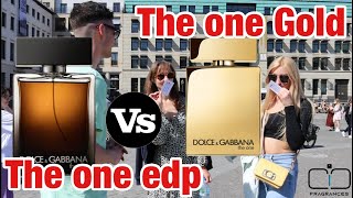 Dolce amp Gabbana The One edp vs Dolce amp Gabbana The One gold  fragrance test [upl. by Sayres]