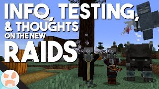 TESTING the NEW HARD RAID  Pillager Raid Info Test amp Thoughts  Minecraft 114 [upl. by Imuyam]