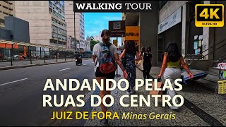 Conhecendo as Ruas do Centro de Juiz de Fora MG walkingtour gopro12 [upl. by Shanley]