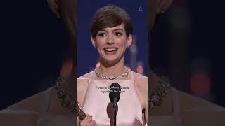 Anne Hathaways Oscars Dream Comes True [upl. by Miles]