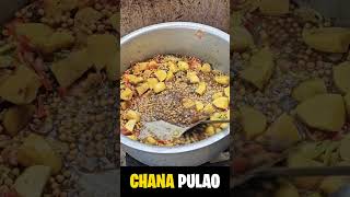 Chana Pulao Recipe streetstyle recipe ytshortsvideo streetfood [upl. by Annauqahs441]