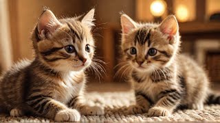 Watch my Cute Cats and Kittens Relaxing Cat Video Cat lover Show Love cats kitten [upl. by Anamuj345]