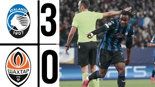 Atalanta vs Shakhtar Donetsk 30 Highlights  UEFA Champions League 2024 Lookman Goal [upl. by Tnilk]