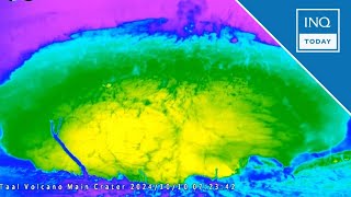 Phivolcs observes weak phreatic eruption over Taal Volcano  INQToday [upl. by Eedolem]