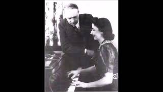 Robert Casadesus Concerto for Two Pianos 3rd mvmt – Robert amp Gaby Casadesus 1945 rec [upl. by Trutko]