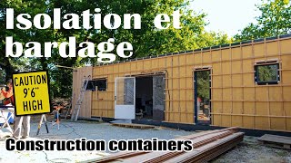 Construction container  Isolation extérieure et bardage des containers  J20 J30 [upl. by Winzler88]