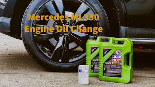 Mercedes ML350 Engine Oil Change  How to Change Oil on Mercedes ML W164 [upl. by O'Dell965]