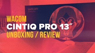 Wacom CINTIQ PRO 133quot Unboxing  review español [upl. by Hanschen]