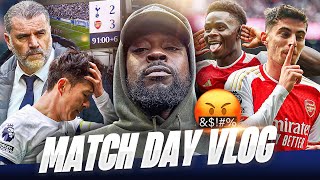 THIS NORTH LONDON DERBY HURT 🤬 Tottenham 23 Arsenal EXPRESSIONS MATCH DAY VLOG [upl. by Ness]