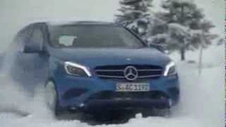 MercedesBenz A250 4Matic at Hochgurgl Austria Winter Test Drive [upl. by Lyndon]