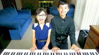 Fiddle Faddle Leroy Anderson  4 hands piano duet [upl. by Anirbes804]