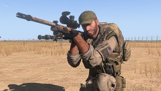 Chris Kyle Killshots with MK13 mod 5 amp MK248 mod 0 in Arma 3 [upl. by Assiralc]