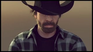 Epic Chuck Norris Greetings  Merry Christmas with epic split [upl. by Tdnaltroc]