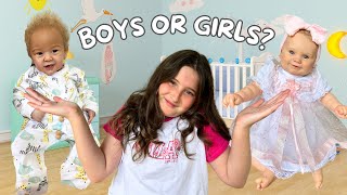 HOW MANY GIRLS AND BOYS IN OUR REBORN NURSERY [upl. by Rehtaeh]