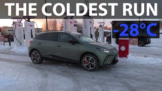 MG4 XPower 1000 km challenge in extreme cold weather [upl. by Ametaf]