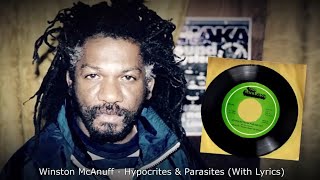 Winston McAnuff  Hypocrites amp Parasites 1980 With Lyrics [upl. by Waldo]