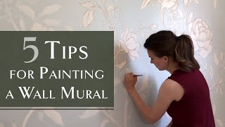 5 Tips for Painting a Wall Mural [upl. by Iliam]