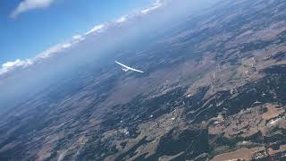 Watch sailplanes thermalling from the air Standard Class Nationals Contest in Texas [upl. by Yentrok275]